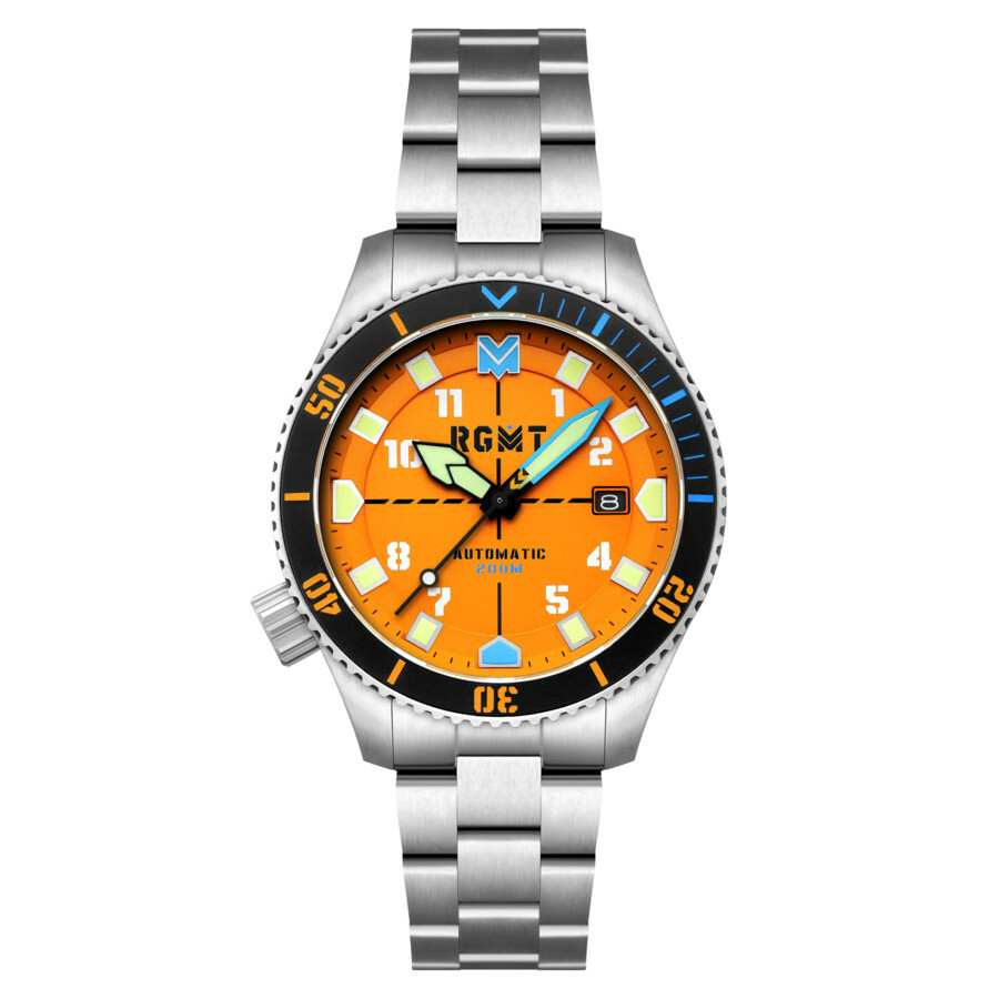 RGMT Recon Diver Automatic Orange Dial Mens Watch RG-8075-55