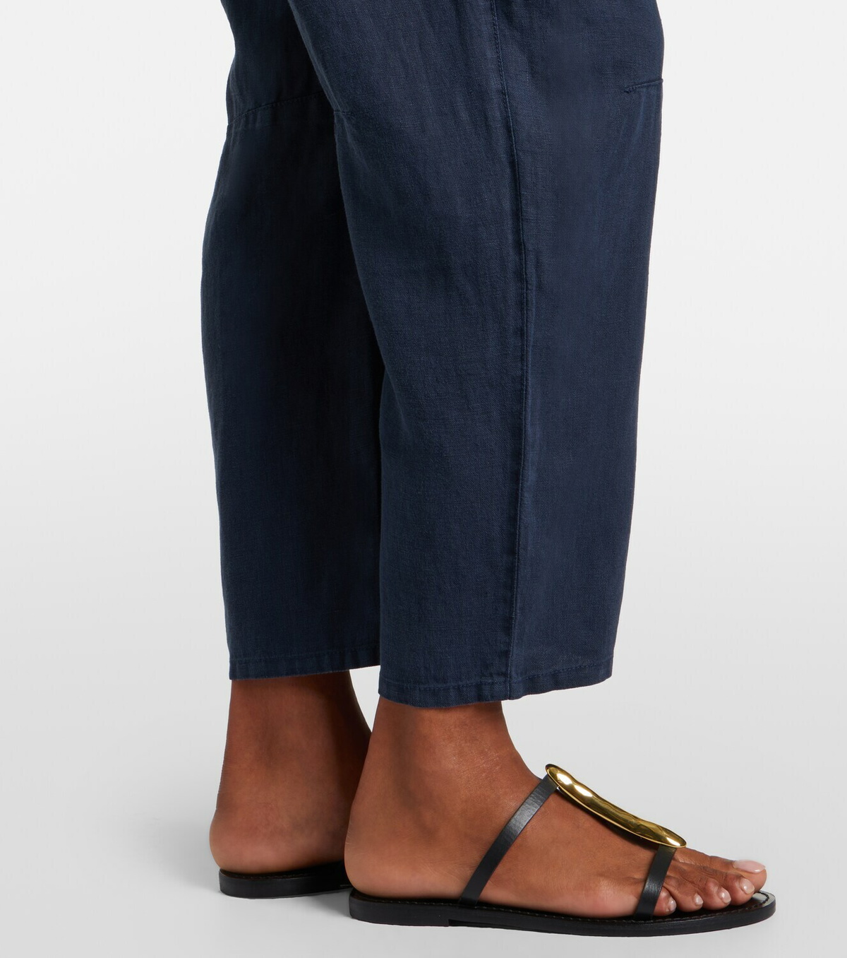Velvet Taylor linen wide-leg pants