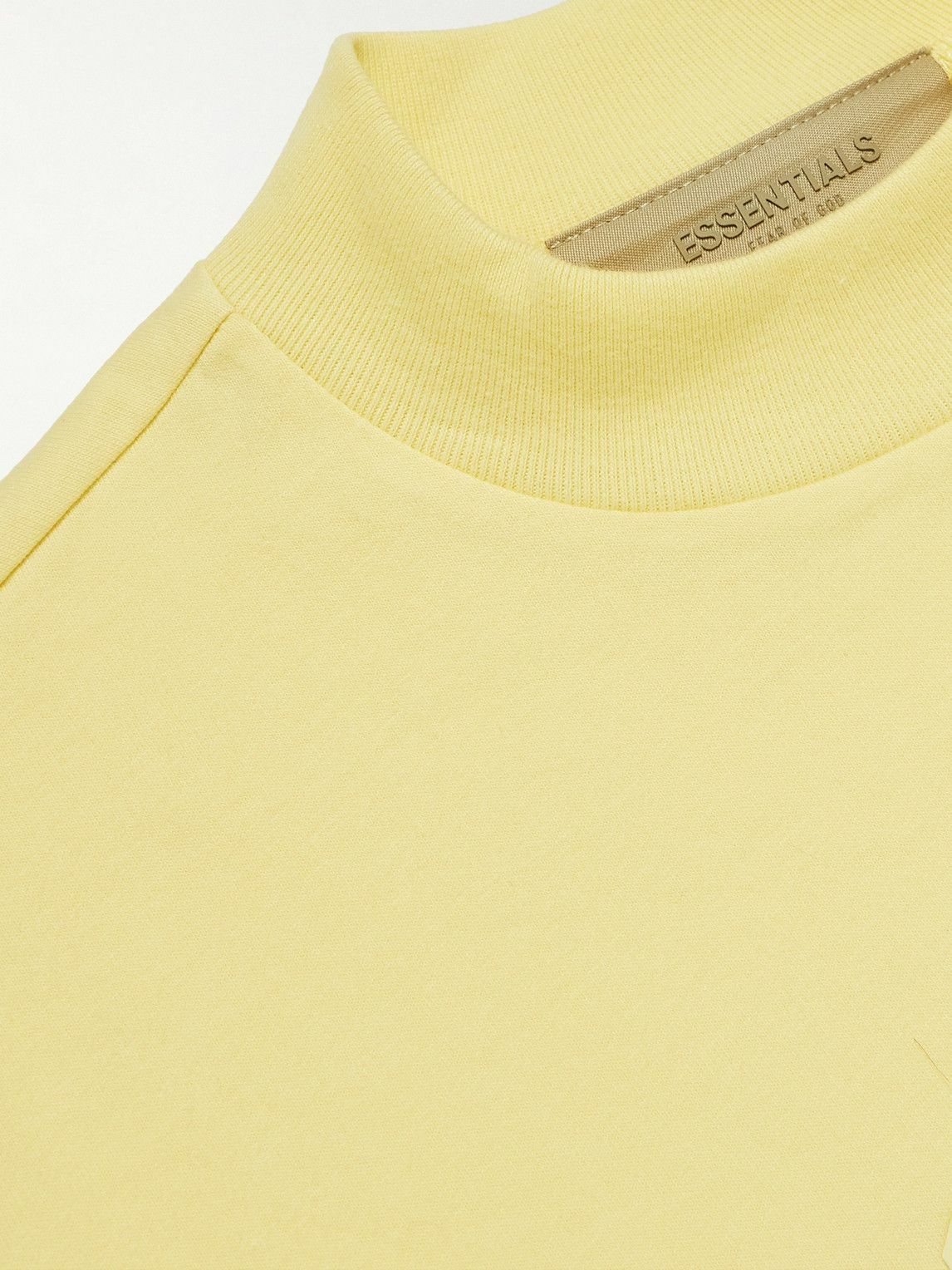 Fear of God Essentials Kids - Logo-Flocked Cotton-Jersey T-Shirt ...