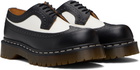 Dr. Martens Black & White 3989 Bex Smooth Leather Brogue Derbys