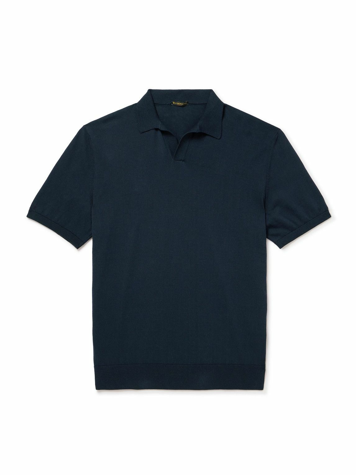 Rubinacci - Positano Cotton Polo Shirt - Blue