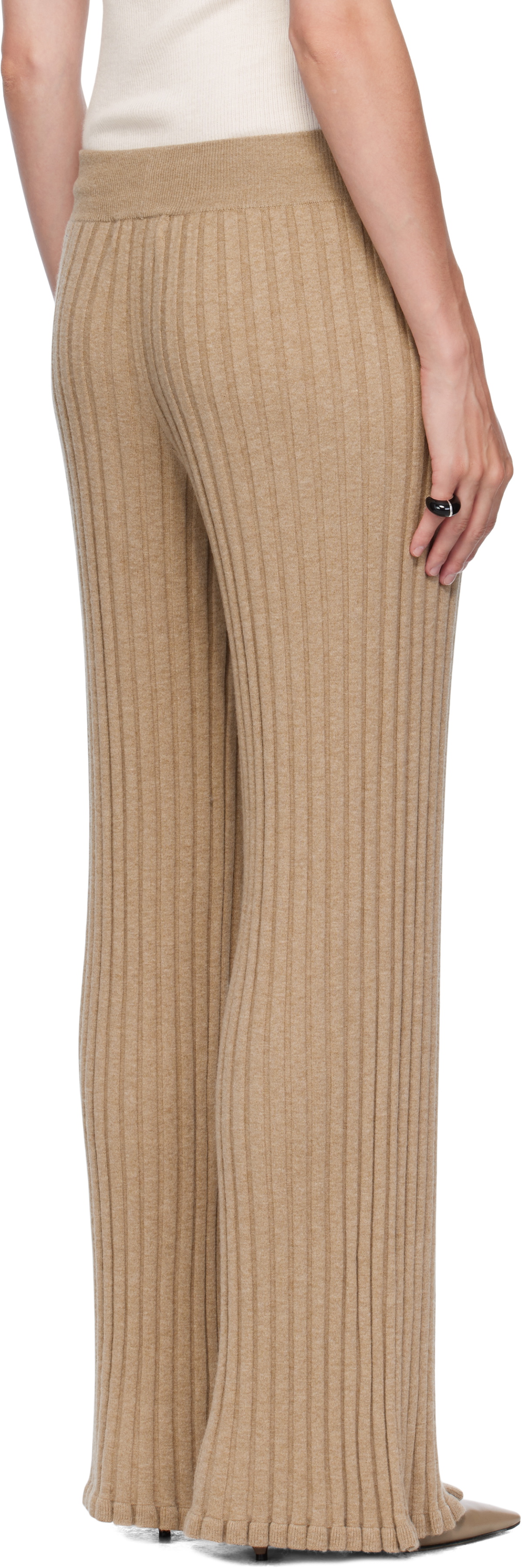 LISA YANG Beige Eveline Trousers