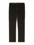 Loro Piana - Jarno Hamptons Straight-Leg Cotton-Corduroy Trousers - Brown