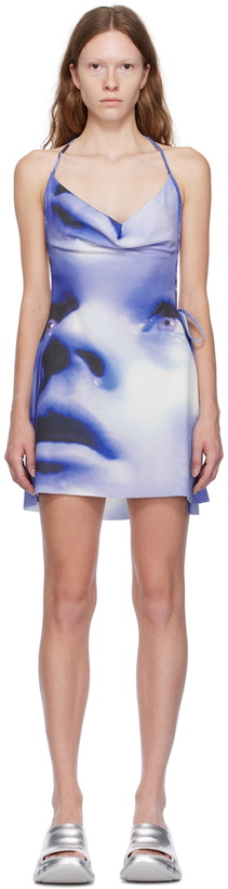 1x blue anime dress 1XBLUE Vampire Anime Dress S main image 1