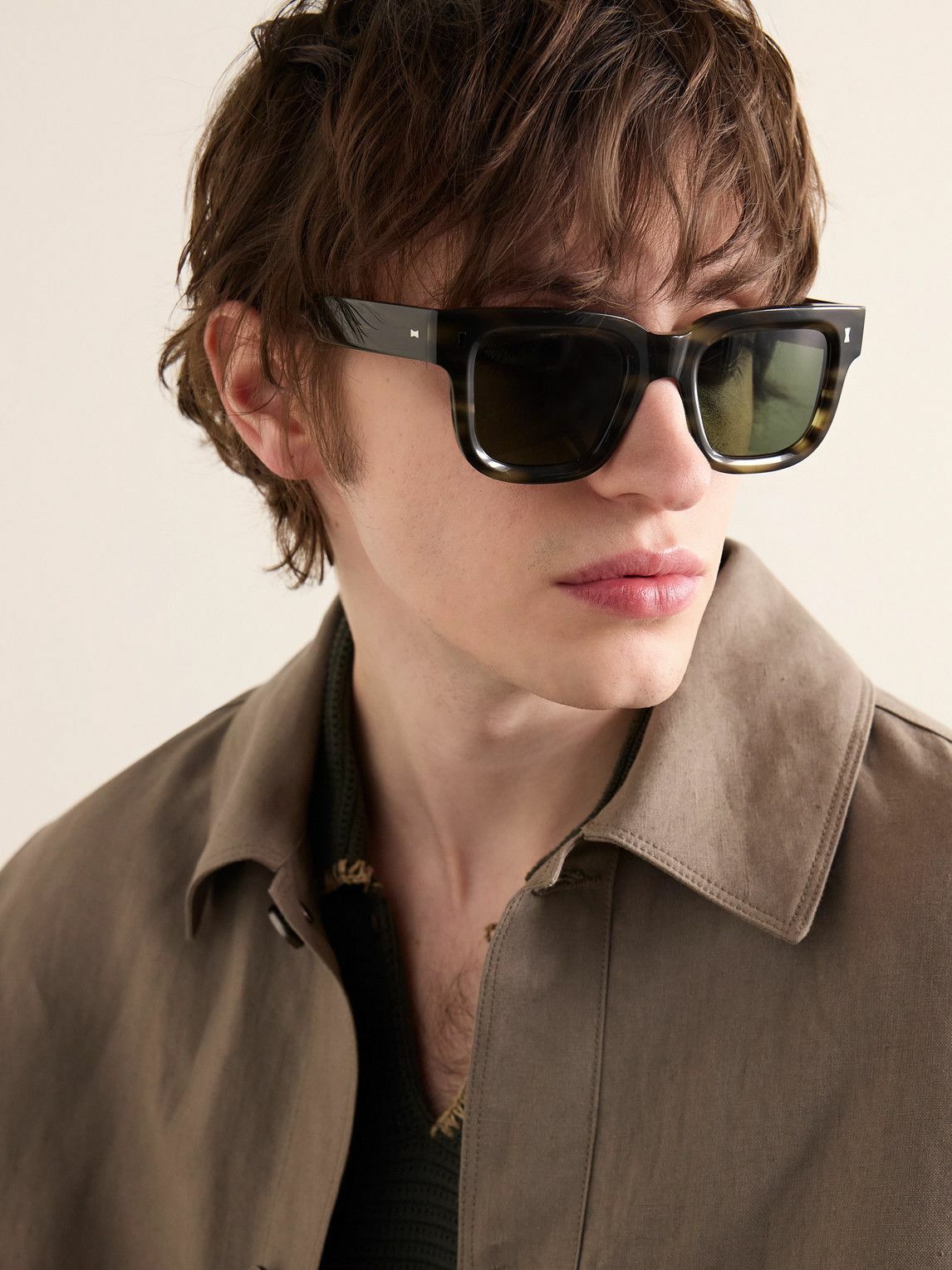 Mr P. - Cubitts Plender D-Frame Tortoiseshell Acetate Sunglasses