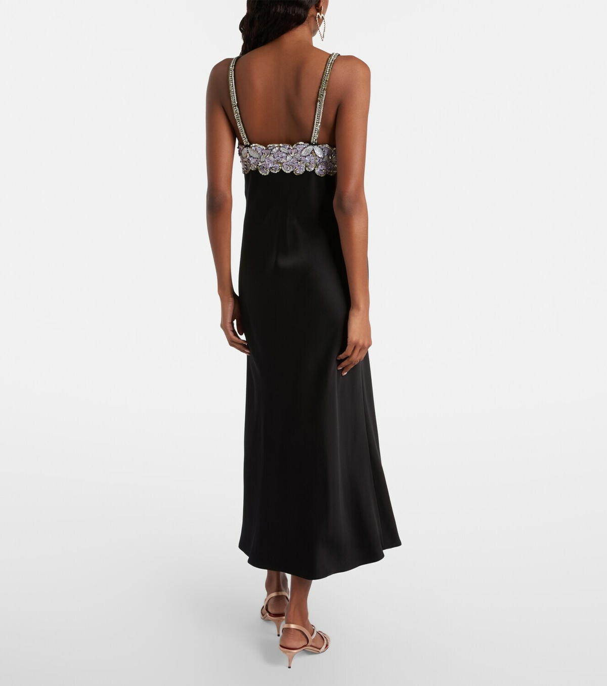 Valentino Embellished midi dress