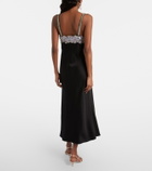 Valentino Embellished midi dress