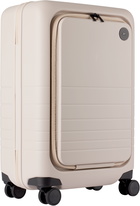 Monos Taupe Carry-On Pro Plus Suitcase