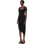 Vivienne Westwood Black Long Monday Pulling Midi Dress