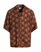 Laneus Mens Shirt in Brown