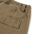 Aspesi - Slim-Fit Cotton-Twill Drawstring Trousers - Brown