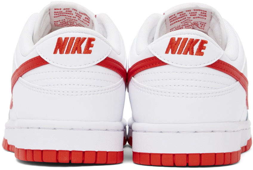 retro nike white with red swoosh