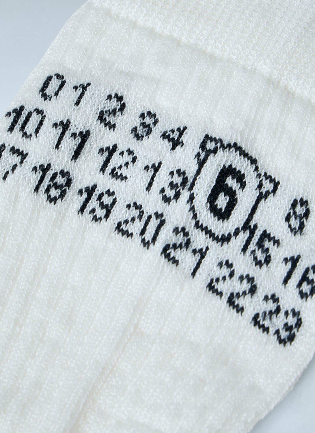 MM6 Maison Margiela Ribbed Knit Knee-High Socks