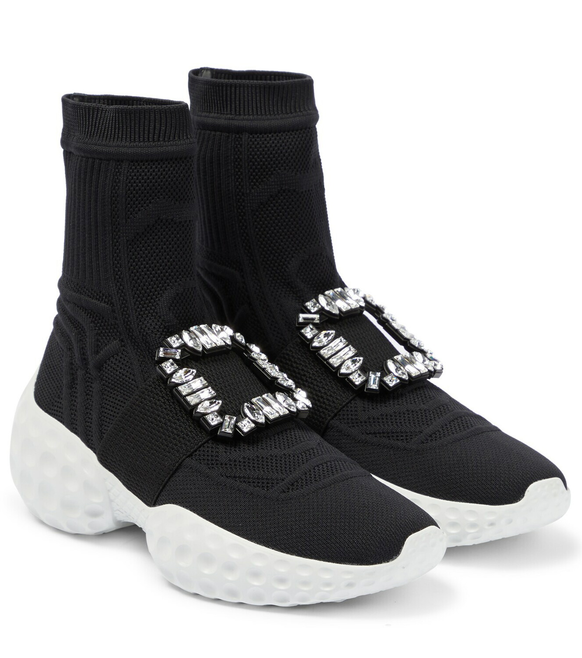 Roger Vivier Viv' Run Light トレッキー スニーカー ブラック Viv' Run Light Trekky Sneakers in fabric Black Woman
