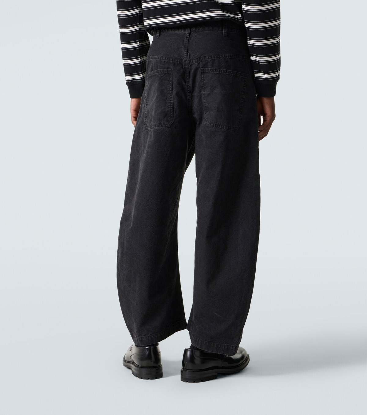 Comme des Garçons Homme Mid-rise barrel-leg jeans