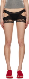 Isa Boulder Black Quarter Mini Shorts