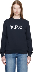 A.P.C. Navy Standard Grand 'VPC' Sweatshirt
