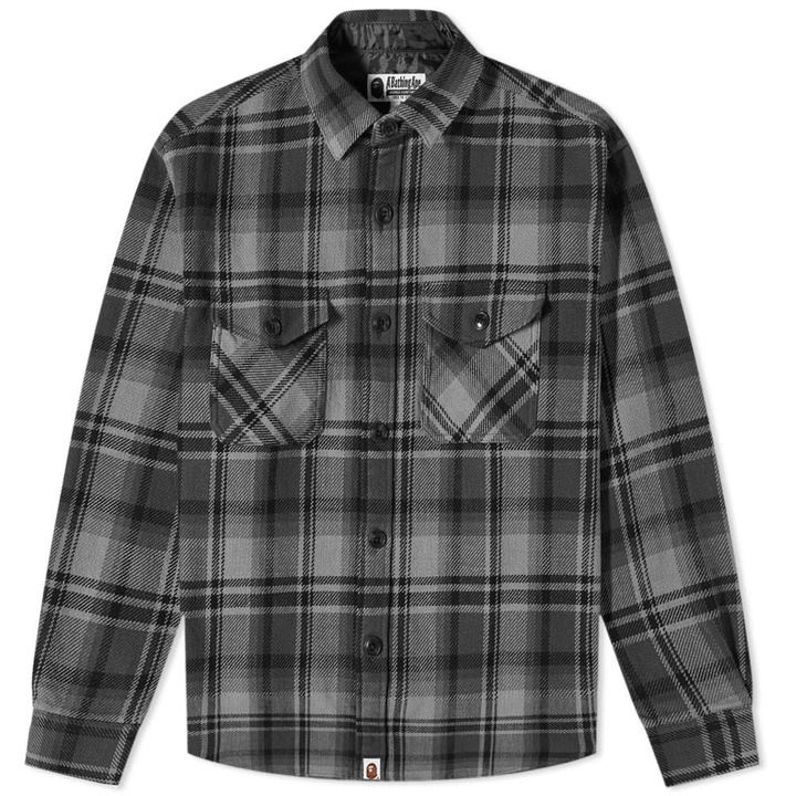 Photo: A Bathing Ape BAPE Check Flannel Shirt