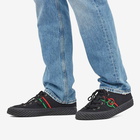 Gucci Men's Tortuga Logo Sneakers in Black