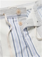 OLIVER SPENCER LOUNGEWEAR - Westcliffe Organic Cotton Pyjama Trousers - Blue