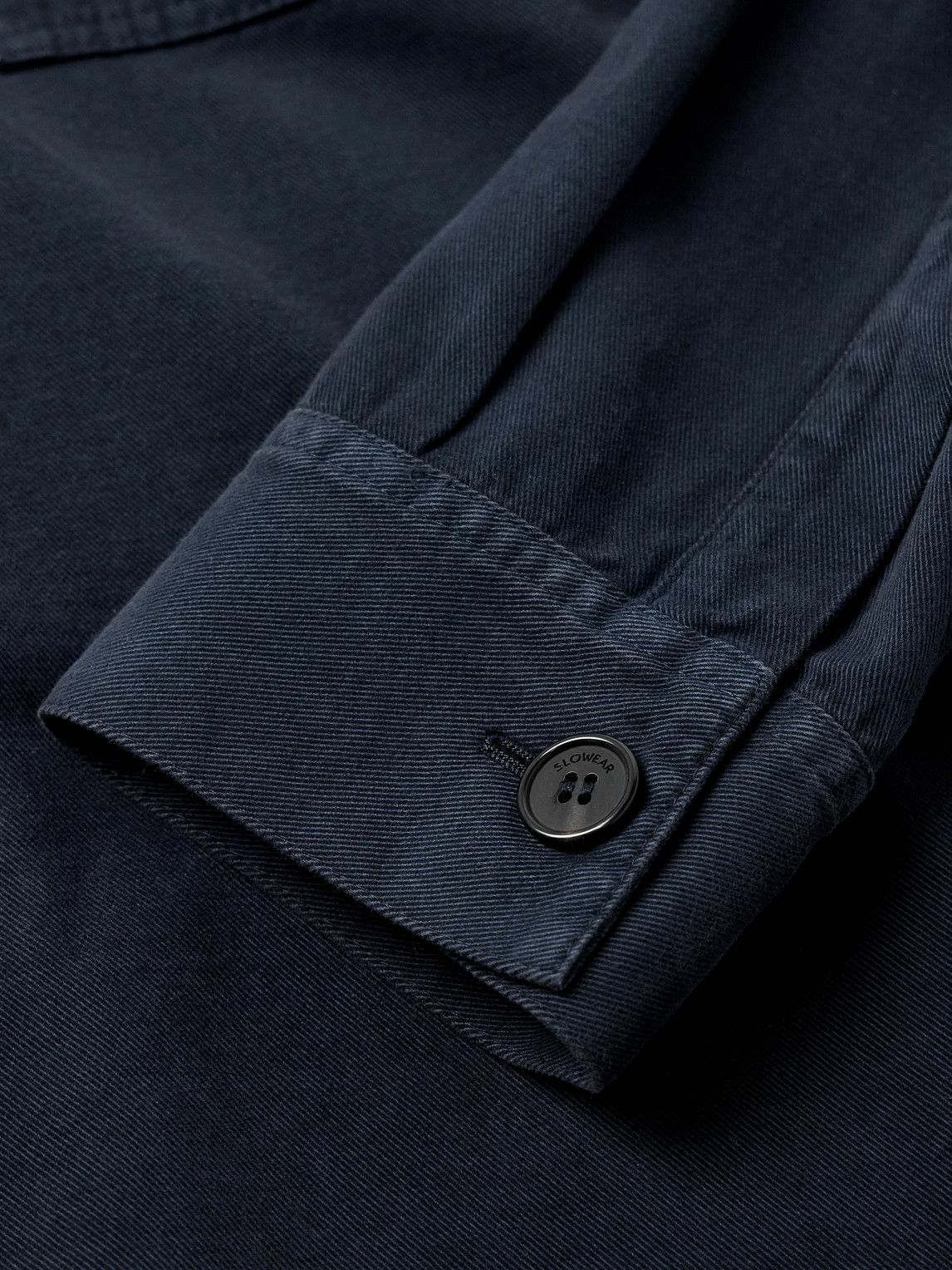 Incotex - Cotton and Cashmere-Blend Overshirt - Blue
