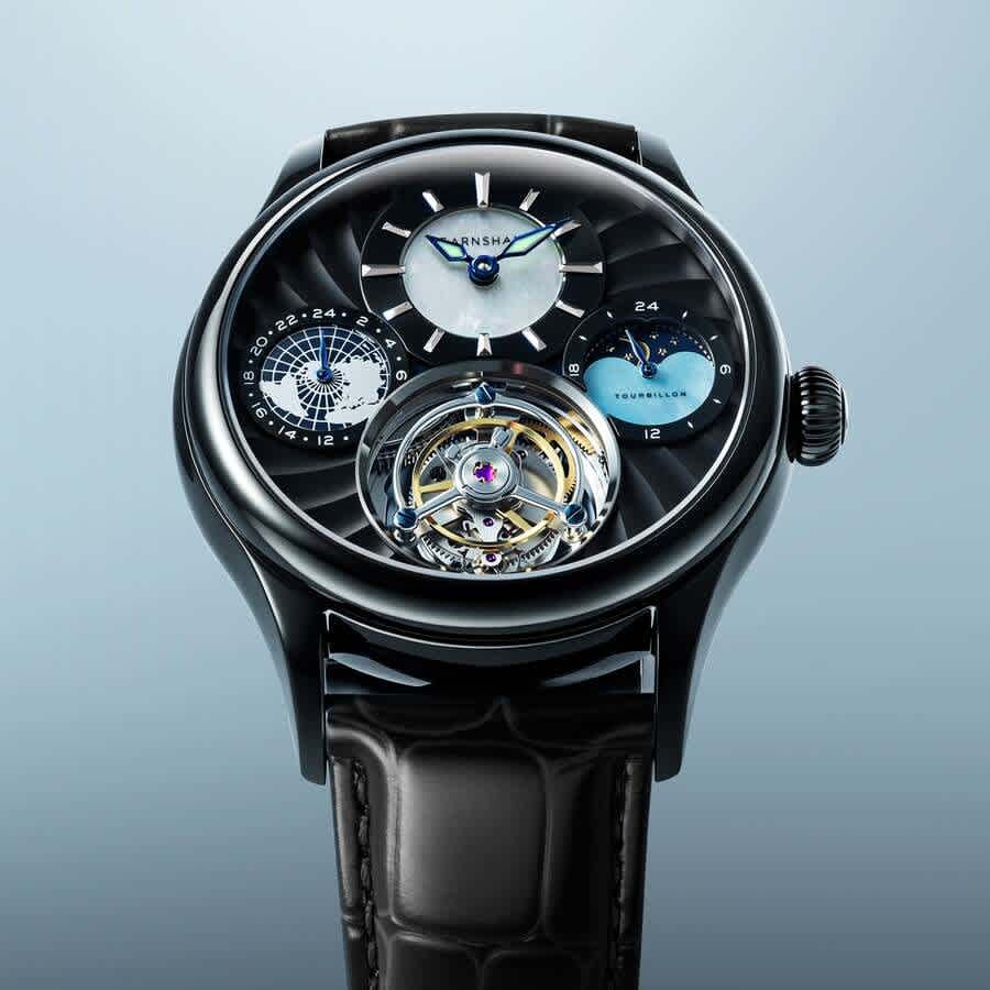 Thomas Earnshaw Celestial Huggins Black Dial Mens Watch ES-8261-09