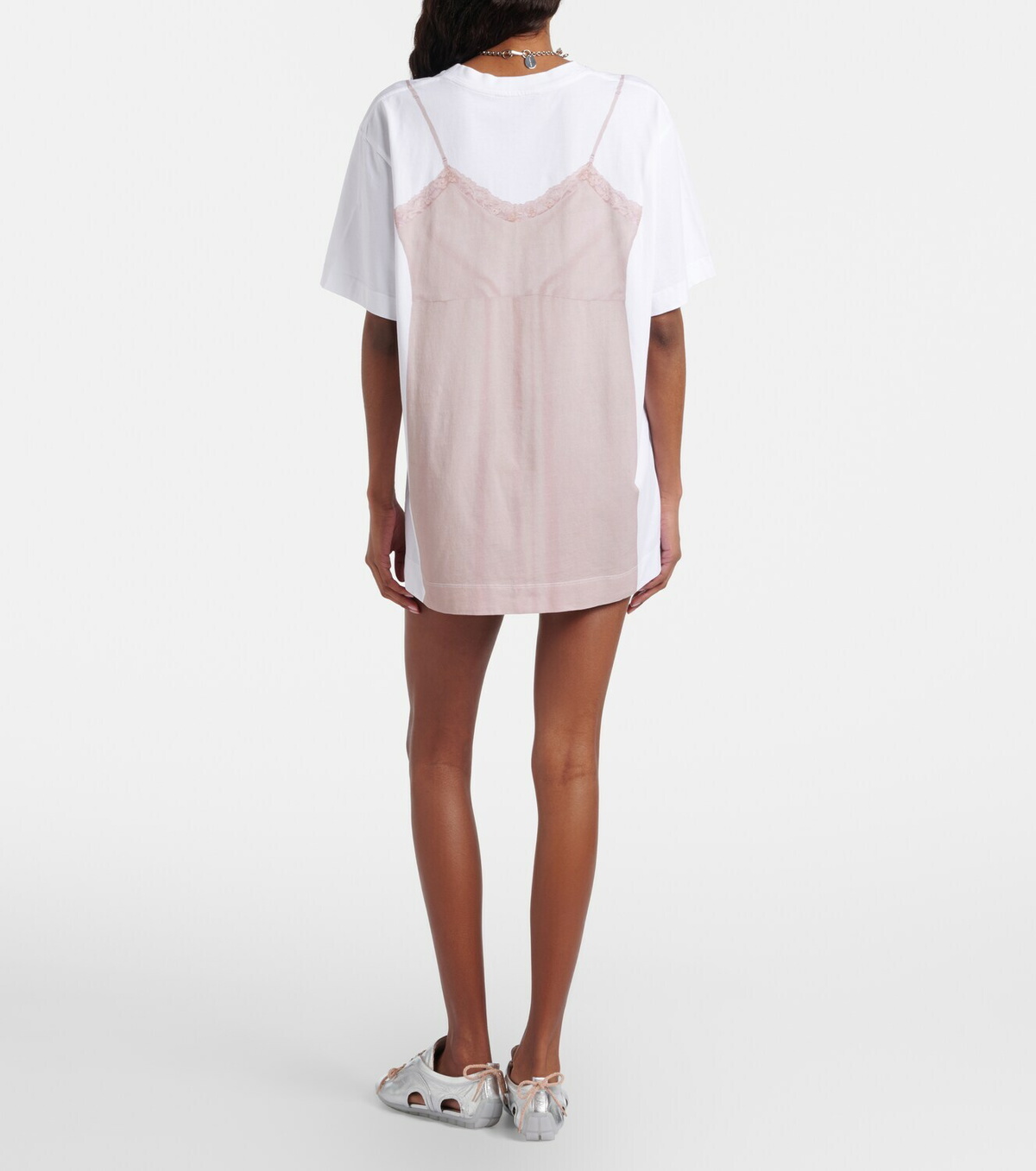 Simone Rocha Trompe l’œil cotton jersey T-shirt