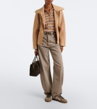 Varley Mayra striped polo sweater