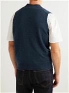 William Lockie - Oxton Cashmere Sweater Vest - Blue