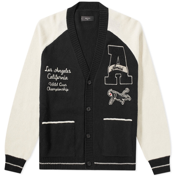 Photo: Amiri Varsity Cardigan