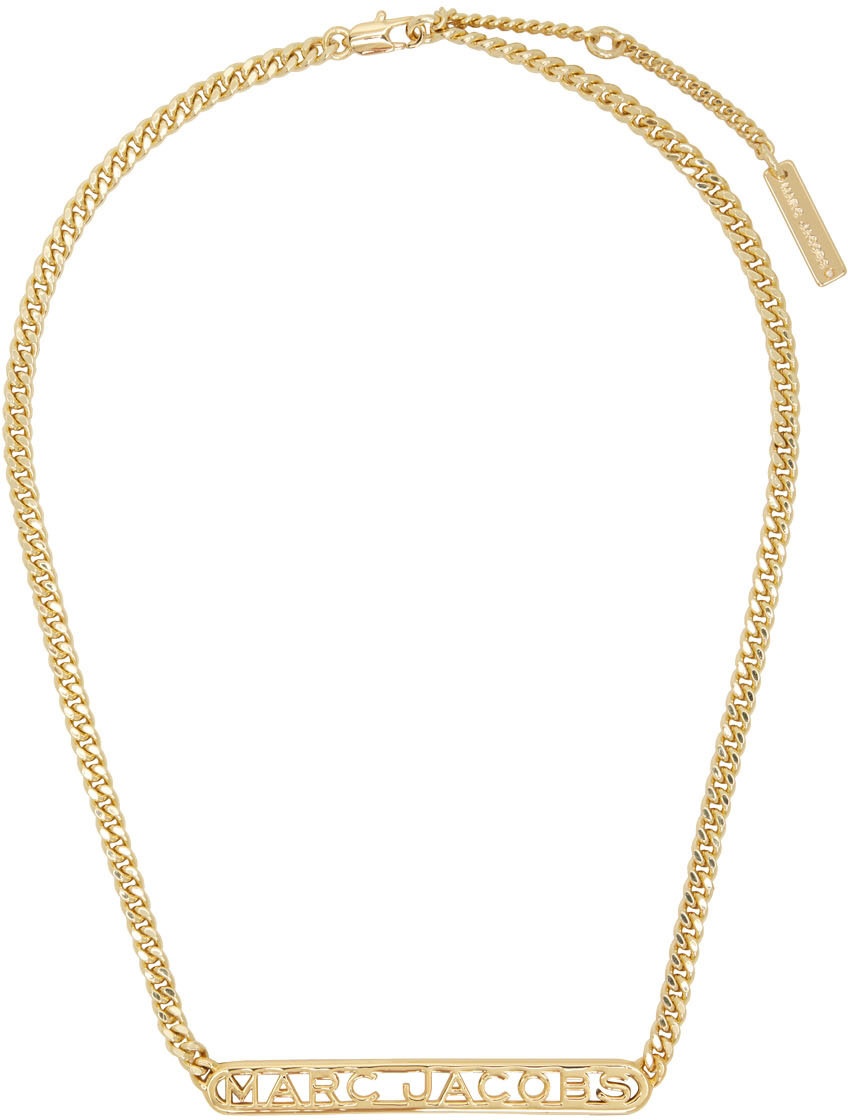 Marc Jacobs Gold 'The Monogram Chain' Necklace Marc Jacobs