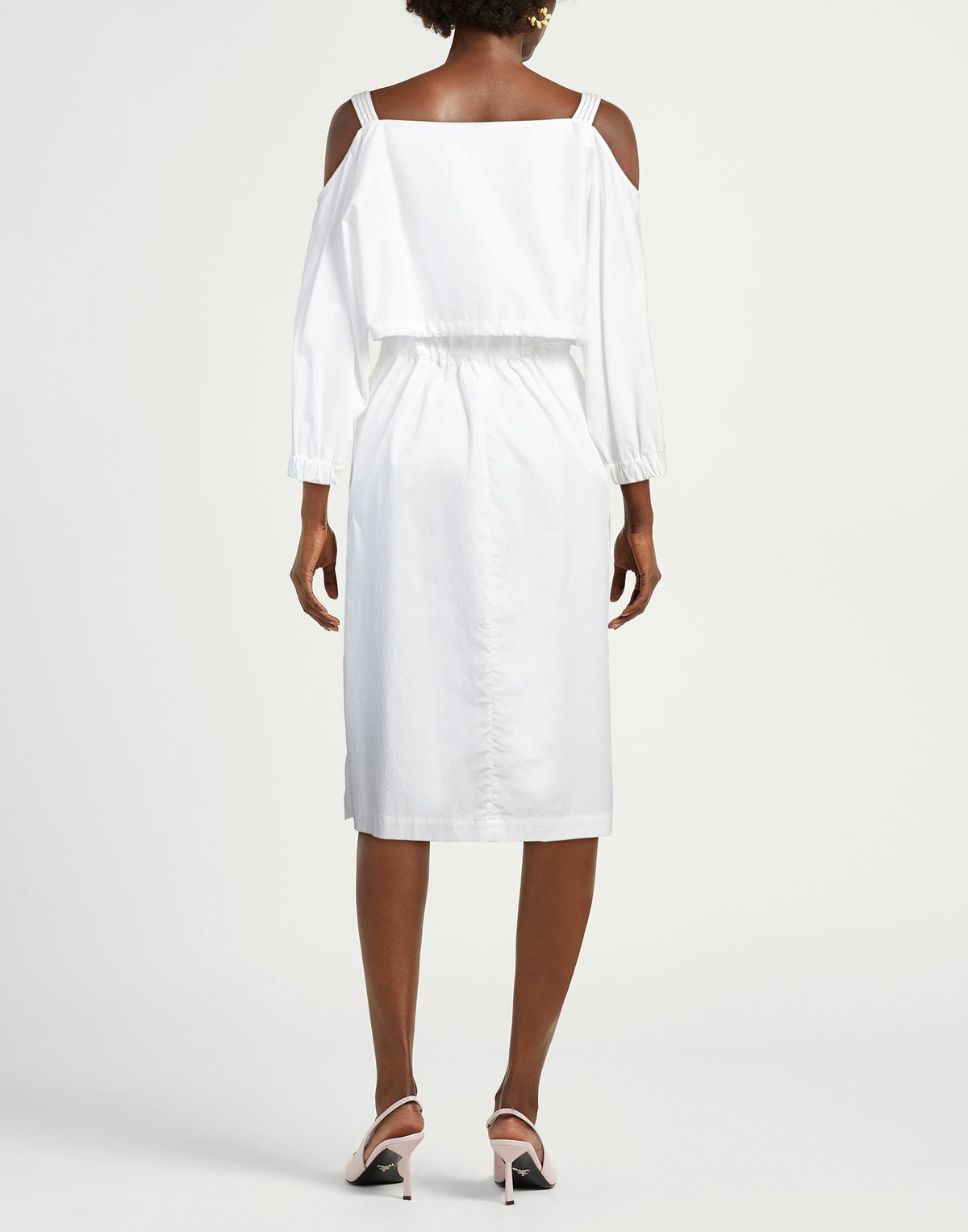 Peserico Womens Midi dress in White