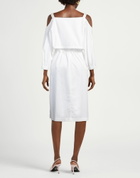 Peserico Womens Midi dress in White