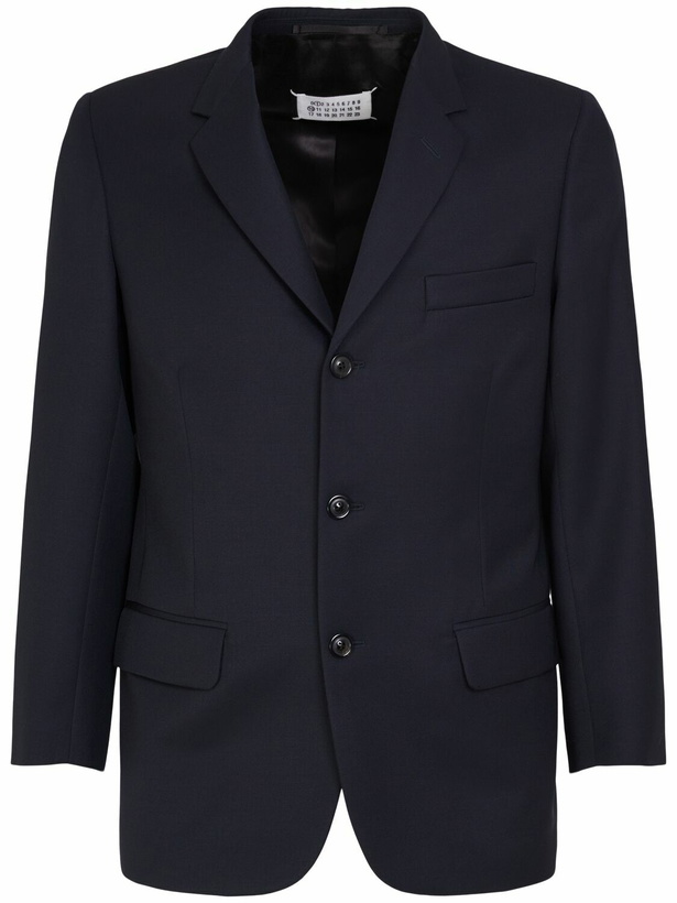 Photo: MAISON MARGIELA Wool Gabardine Blazer