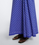 Christopher Esber Ruched Orbit Split bandana maxi dress