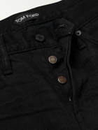 TOM FORD - Slim-Fit Selvedge Jeans - Black