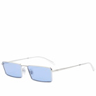 Ray-Ban Emy Sunglasses in Silver/Blue 