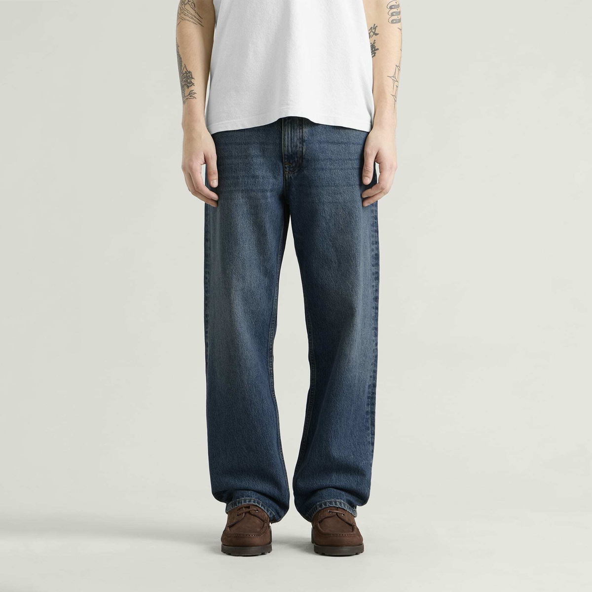 NN07 Men's Otis Relaxed Jeans in Stonewashed