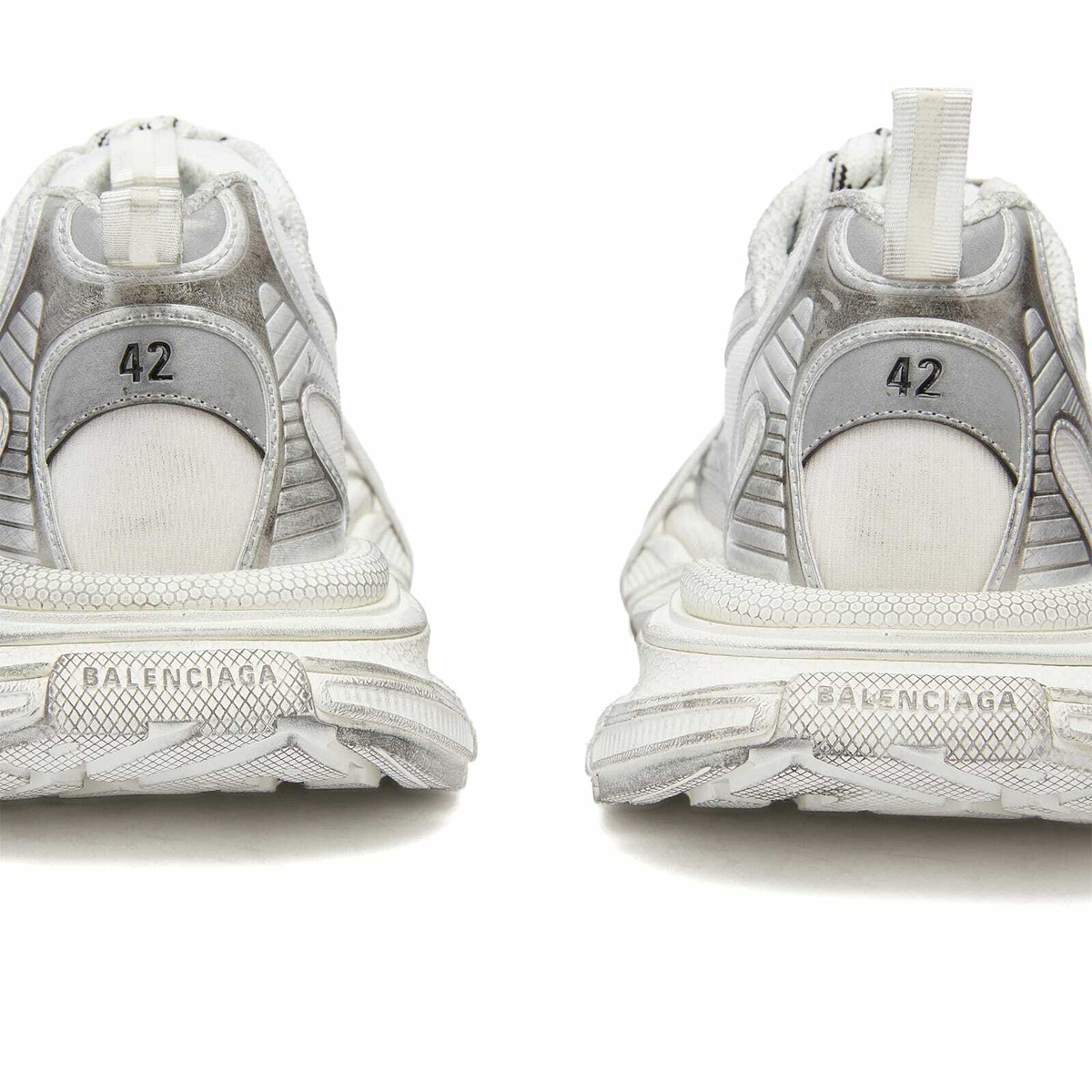 スニーカー BALENCIAGA  3XL Sneaker in White/Silver Men's 3xl Sneaker in White | Balenciaga US