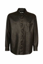 MSGM Long Sleeved Press-stud Shirt
