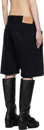 Bless Black Nº69 Overjogging Denim Shorts