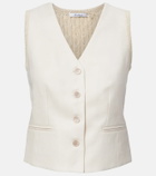 Max Mara Calibri cable-knit linen vest