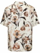 DOLCE & GABBANA Flower Printed Silk Shirt