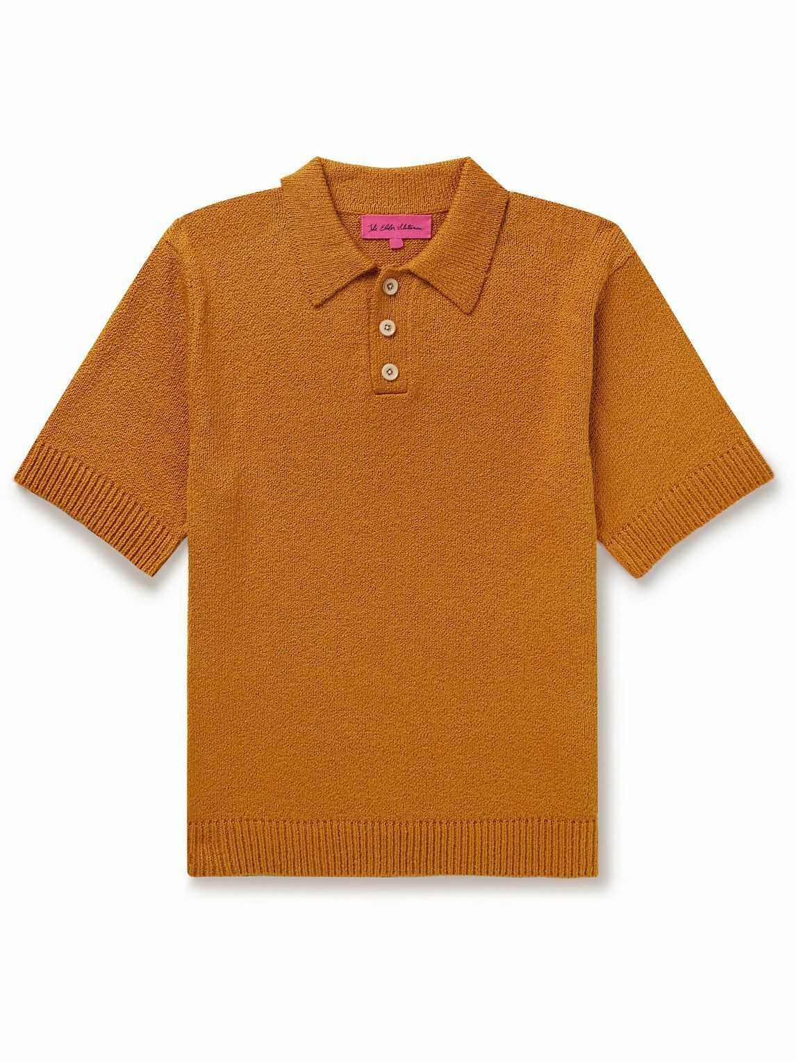 The Elder Statesman - Tie-Dyed Cashmere Polo Shirt