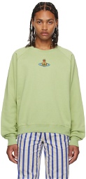 Vivienne Westwood Green Embroidered Sweatshirt