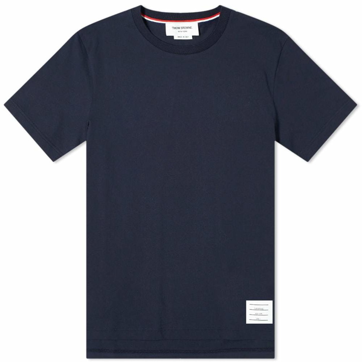Photo: Thom Browne Relaxed Fit Baseball Icon Tee