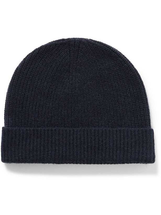 Photo: Sunspel - Ribbed Recycled Cashmere Beanie