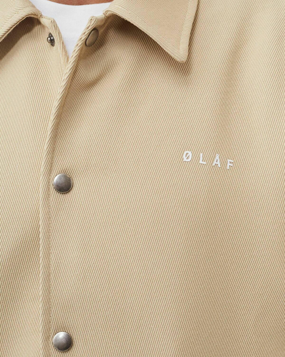 ølåf Coach Jacket Beige College Jackets