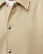 ølåf Coach Jacket Beige College Jackets
