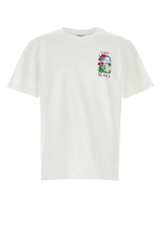 Photo: Casablanca White Cotton T-shirt